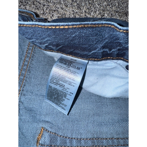 Men's Old Navy Straight Fit Jeans Blue Size 34x30​ - Picture 5 of 8